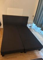 Zwart 2 persoonsbed 200/160cm, Ophalen, Zwart, Tweepersoons, Zo goed als nieuw