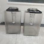 2 glazen windlichten 30x20x20 grote, Huis en Inrichting, Woonaccessoires | Kandelaars en Kaarsen, Verzenden, Zo goed als nieuw