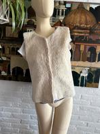 Wollen vest, Kleding | Dames, Bodywarmers, Maat 38/40 (M), Beige, Ophalen of Verzenden, Merkloos