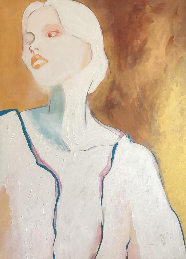 Uniek modern schilderij, Antiek en Kunst, Kunst | Schilderijen | Modern, Ophalen of Verzenden