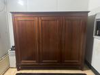 Mahonie kast, demontabel, met schoenvak, Ophalen, Gebruikt, 200 cm of meer, 150 tot 200 cm