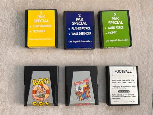Zes gave Atari 2600 spellen, Spelcomputers en Games, Games | Atari, Gebruikt, Atari 2600, Vanaf 3 jaar, Ophalen of Verzenden