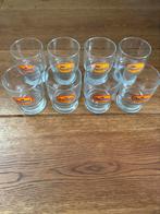 8 prachtige vintage Chocomel glazen, Verzamelen, Glas en Borrelglaasjes, Ophalen of Verzenden, Zo goed als nieuw, Overige typen