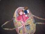 baby pop met geluid+reiswieg knuffel en fiep, Ophalen of Verzenden, Zo goed als nieuw, Babypop