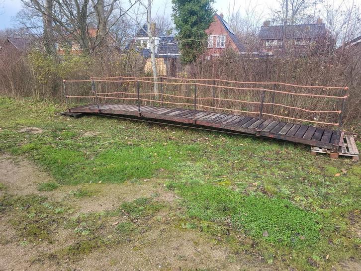 Degelijke Loopbrug, Tuin en Terras, Tuinhekken en Hekwerk, Gebruikt, Overige typen, Hout, Ophalen