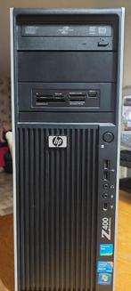 Te koop 2x gebruikte hp z400 workstation., Met videokaart, 1 TB, Gebruikt, Intel Xeon