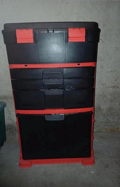 Powerfix Profi gereedschapwagen /trolley VOL gereedschap, Doe-het-zelf en Verbouw, Gereedschapskisten, Zo goed als nieuw, Gevuld