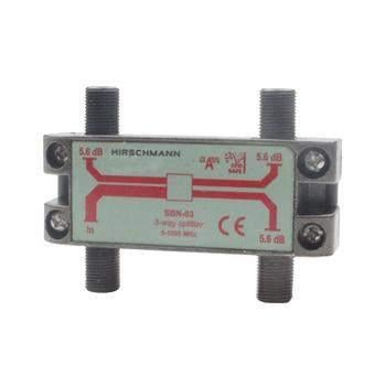 Tratec Verdeler 3-voudig coax SBN-03, Verzenden, Nieuw, Minder dan 2 meter, Coaxiale kabel