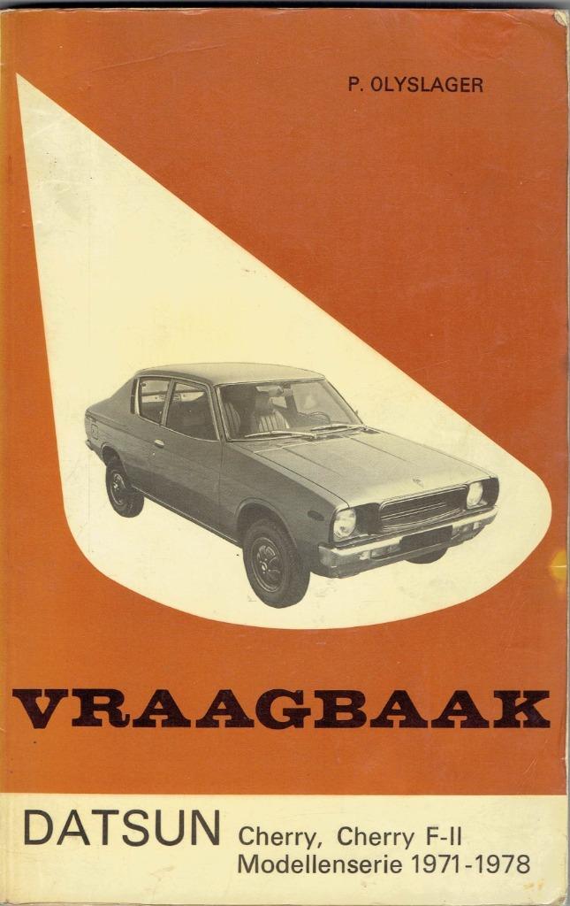 Vraagbaak Datsun 1971-1978, Auto diversen, Handleidingen en Instructieboekjes, Ophalen of Verzenden