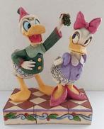 Disney traditions "Mistletoe Moments" Donald en Katrien, Verzamelen, Ophalen of Verzenden, Donald Duck, Nieuw, Beeldje of Figuurtje