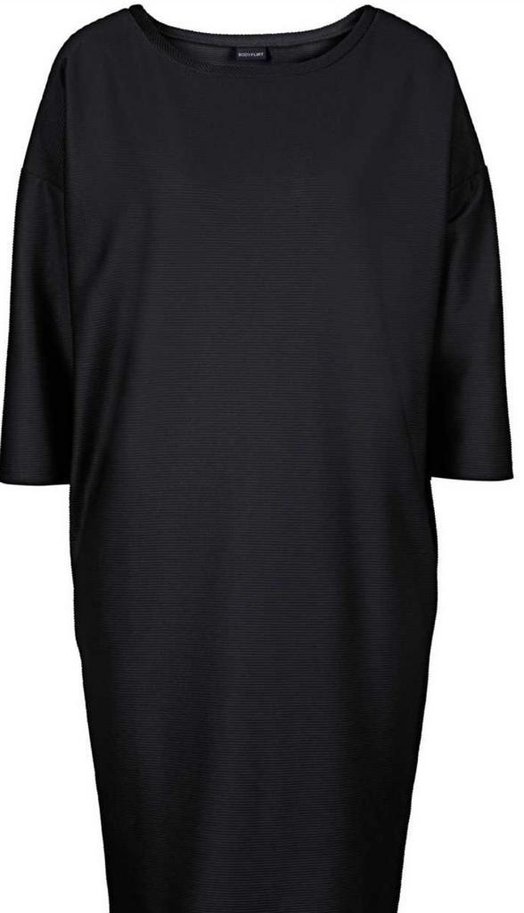 Jersey Jurk, Kleding | Dames, Jurken, Nieuw, Maat 42/44 (L), Zwart, Knielengte, Ophalen of Verzenden