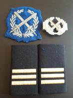 Set Politie emblemen rang en mouwembleem, Verzamelen, Ophalen of Verzenden, Nederland, Embleem of Badge