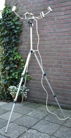 Vintage Vloerlamp ( Instelbare hoogte), Ophalen, Gebruikt, 100 tot 150 cm, Glas