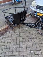 Bakfiets zwart, Fietsen en Brommers, Fietsen | Bakfietsen, Ophalen of Verzenden, Gebruikt, 4 kinderen of meer, Fietsfabriek