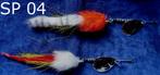 Set SP 04 van 2 stuks verzwaarde grote Polder Snoekspinners, Watersport en Boten, Hengelsport | Roofvissen, Ophalen of Verzenden
