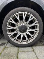 Origineel Fiat 500 velgen met all-seasons 16 inch, Ophalen, Gebruikt, 16 inch, Banden en Velgen