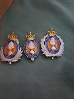Koninklijke Marechaussee Emblemen Set, Ophalen of Verzenden, Marechaussee, Nederland, Embleem of Badge