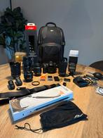 Compleet fotografie pakket / Nikon d7100 en vele extra’s, Ophalen, Zo goed als nieuw