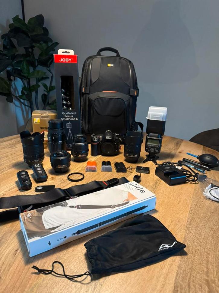 Compleet fotografie pakket / Nikon d7100 en vele extra’s, Audio, Tv en Foto, Fotografie | Professionele apparatuur, Zo goed als nieuw