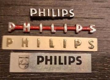 Philips logo's emblemen oude radio's en platenspelers beschikbaar voor biedingen