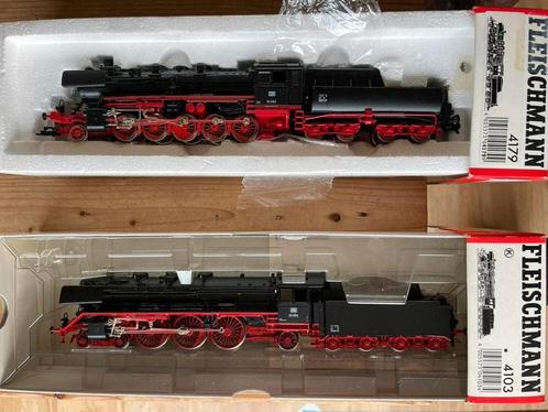Grote stomers van Fleischmann: DB 50.662 en DB 03.094, Hobby en Vrije tijd, Modeltreinen | H0, Zo goed als nieuw, Locomotief, Gelijkstroom