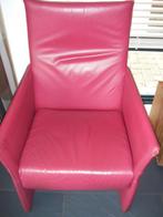 Fauteuils leer, Huis en Inrichting, Fauteuils, Ophalen, Gebruikt, 50 tot 75 cm, Leer
