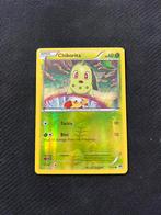 Chikorita #1 Reverse Holo, Hobby en Vrije tijd, Verzamelkaartspellen | Pokémon, Ophalen of Verzenden, Zo goed als nieuw, Losse kaart