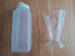 Conische maatbeker 0,5 liter en heeft ingeprinte maatéénhede, Ophalen of Verzenden