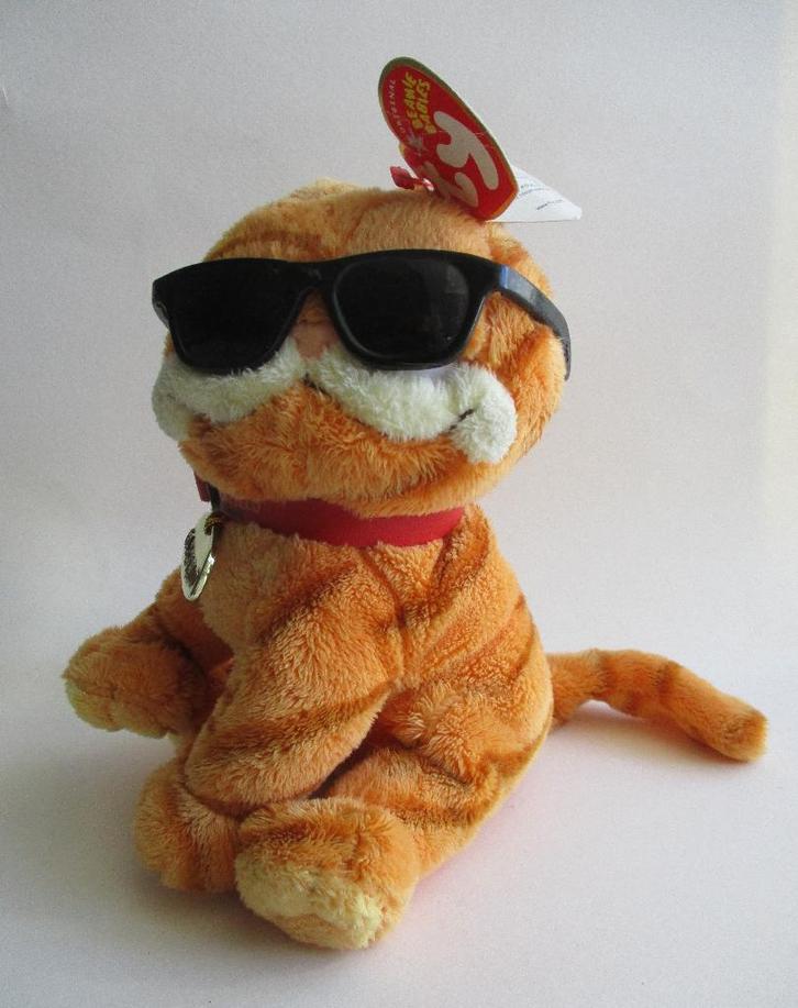 BEANIE BABIE’S: 53.1-COOL CAT-2004- Slimme Kat- EXCELLENT, Verzamelen, Complete verzamelingen en Collecties, Verzenden