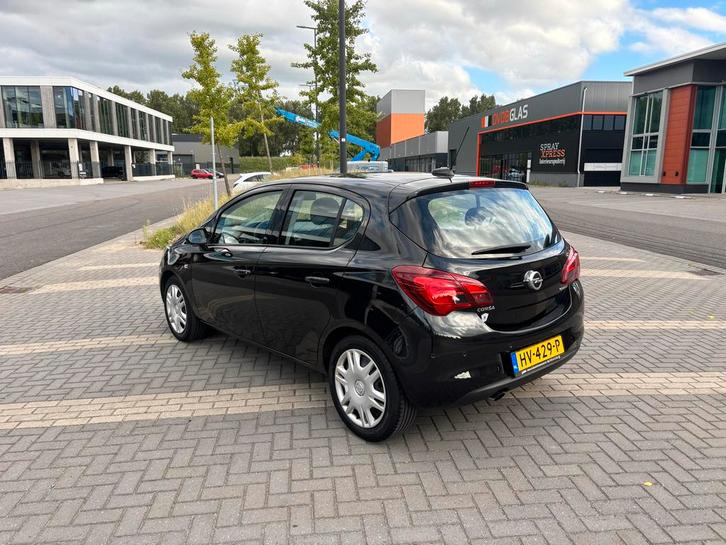Opel Corsa 1.0T 66KW/90PK 5D 2016 Zwart, Auto's, Opel, Particulier, Corsa, ABS, Achteruitrijcamera, Airbags, Airconditioning, Bluetooth