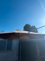 Zweefparasol beige 300 doorsnede, Tuin en Terras, Ophalen, Zo goed als nieuw, 3 tot 4 meter, Zweefparasol