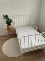 Uitschuifbaar bed IKEA MINNEN, 70 tot 85 cm, Ophalen of Verzenden, Zo goed als nieuw, Matras