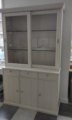 Kast van hout wit/crème - buffetkast, Ophalen, Gebruikt, 100 tot 150 cm, 200 cm of meer