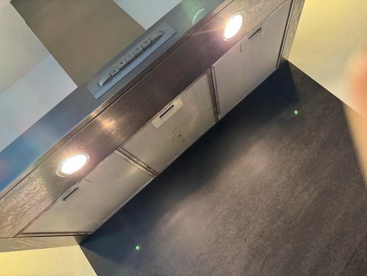 AEG Afzuigkap 90cm - Inox - Goed Werkend, Witgoed en Apparatuur, Afzuigkappen, Gebruikt, Vrijstaand, Wandschouwkap, 200 tot 400 m³ per uur