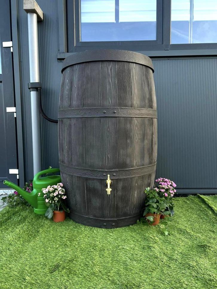 Regenton 500L Woody XL, Tuin en Terras, Regentonnen, Nieuw, Kunststof, 150 liter of meer, Met kraantje, Ophalen of Verzenden