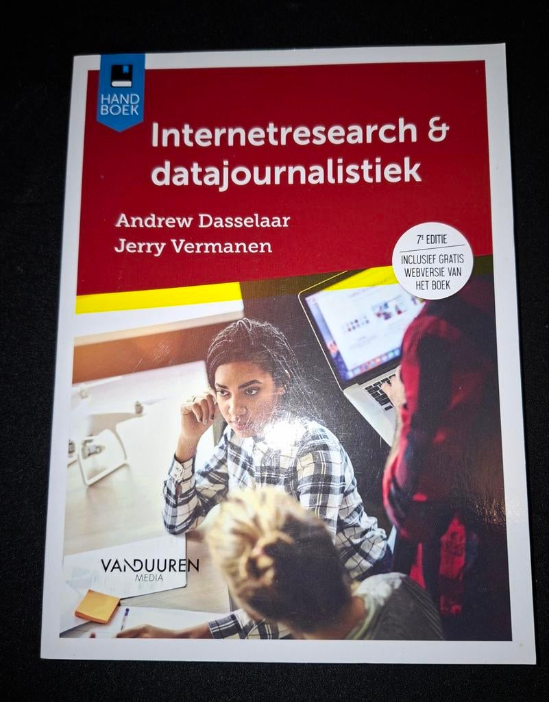 Handboek Internetresearch & datajournalistiek, 7e editie, Andrew Dasselaar; Jerry Vermanen, Sociale wetenschap, Ophalen of Verzenden