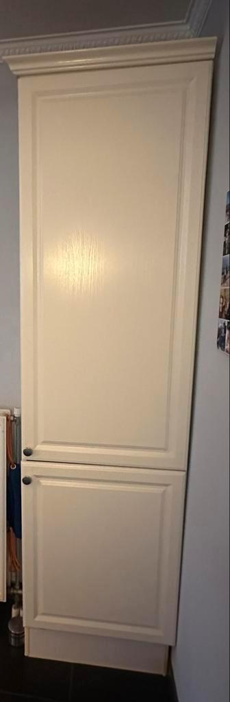 Kast wit, Huis en Inrichting, Kasten | Buffetkasten, Gebruikt, 25 tot 50 cm, Ophalen