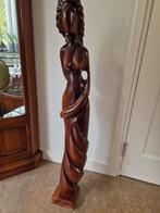 Houten Beeld Vrouw, Ophalen of Verzenden