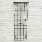 Vintage wandkapstok ‘toonladder’ – zwart draadstaal Pilastro, Huis en Inrichting, 100 tot 150 cm, Gebruikt, Metaal, Wandkapstok