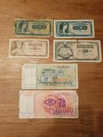 Leuk setje bankbiljetten uit Joegoslavië 1965-1989, Postzegels en Munten, Bankbiljetten | Europa | Niet-Eurobiljetten, Ophalen of Verzenden