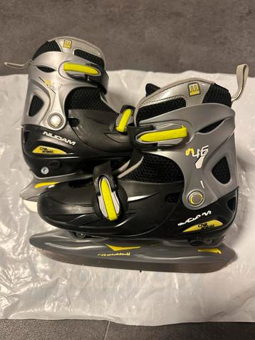 Verstelbare IJshockeyschaatsen 34-37 Nijdam beschikbaar voor biedingen