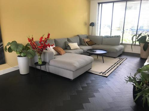 Hoekbank 5 persoons - Grijs, Huis en Inrichting, Banken | Bankstellen, Zo goed als nieuw, Hoekbank, Vierpersoons of meer, 300 cm of meer