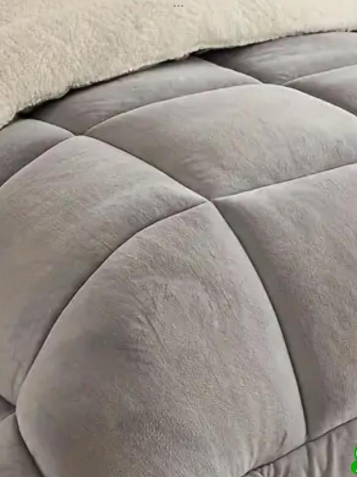 Dekbed fleece deken lekker warm XXL  grijs,zie omschr., Huis en Inrichting, Slaapkamer | Beddengoed, Nieuw, Overige typen, Overige maten