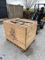 Openhaardhout incl. Palletbox, Tuin en Terras, Ophalen, Gebruikt, Overige typen, Minder dan 5 m²