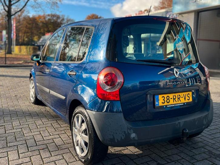 Renault Modus APK tot maart 2026 1.4 16V AutbasE3 2005 Blauw, Auto's, Renault, Particulier, Modus, Benzine, C, MPV, Handgeschakeld