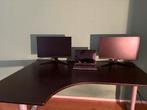 Hoekbureau - Ideaal voor thuiskantoor/gaming, Huis en Inrichting, Bureaus, Ophalen of Verzenden, In hoogte verstelbaar, Zo goed als nieuw