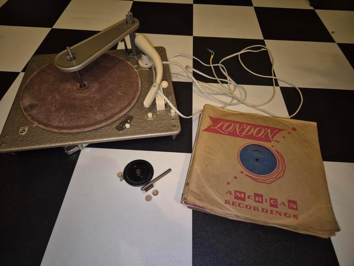 Platenwisselaar + platen, Audio, Tv en Foto, Platenspelers, Philips, Ophalen