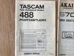 Tascam 488 Portastudio Handleiding, Ophalen of Verzenden, Enkel, Tape counter
