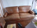 Lederen bank, Huis en Inrichting, Banken | Bankstellen, Ophalen, Gebruikt, 200 tot 250 cm, Leer