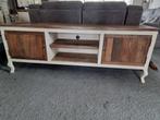 Riviera Maison driftwood tv meubel, Ophalen, 150 tot 200 cm, Zo goed als nieuw, Minder dan 100 cm